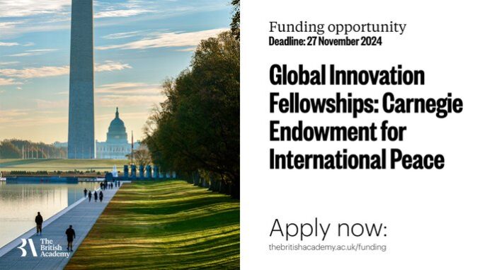 Global Innovation Fellowships 2025: Carnegie Endowment for International Peace