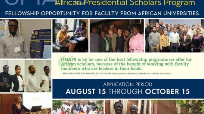 Fully Funded University of Michigan African Presidential Scholars (UMAPS) Program 2025