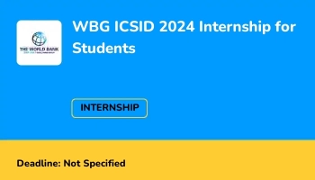 Call for Applications: World Bank Group/ICSID Internship