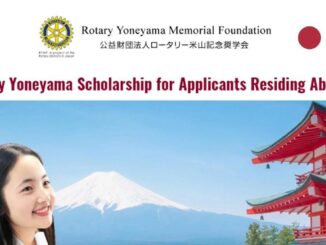 Rotary Yoneyama Scholarship 2025 in Japan