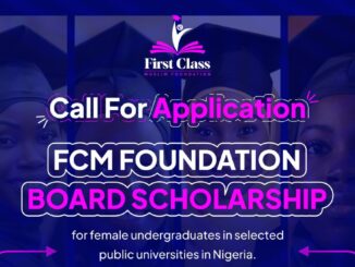 FCM Foundation Scholarship 2024 for Nigerian Female Students